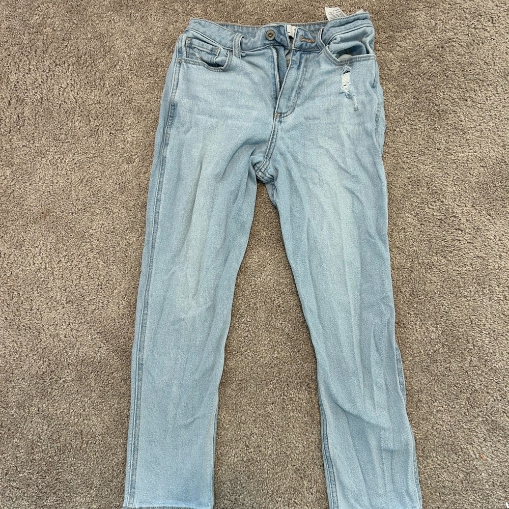 Hollister high rise mom jeans